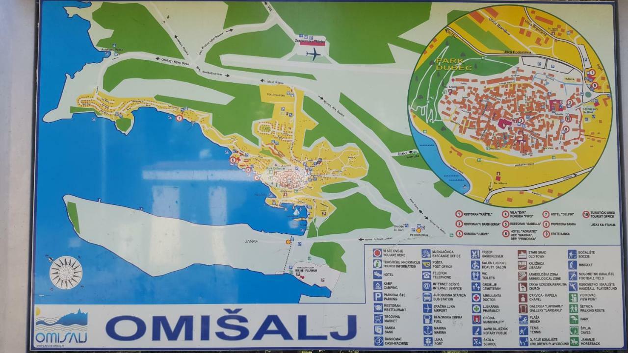 Villa Gromaca Omišalj Eksteriør bilde